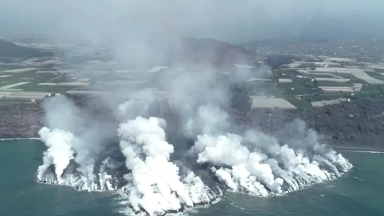 Újabb kráterből tör fel a láva La Palma szigetén