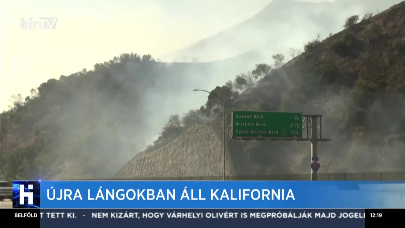 Újra lángokban áll Kalifornia