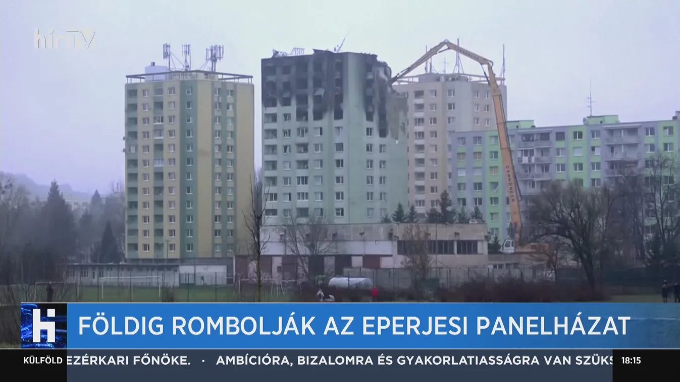 Földig rombolják az eperjesi panelházat