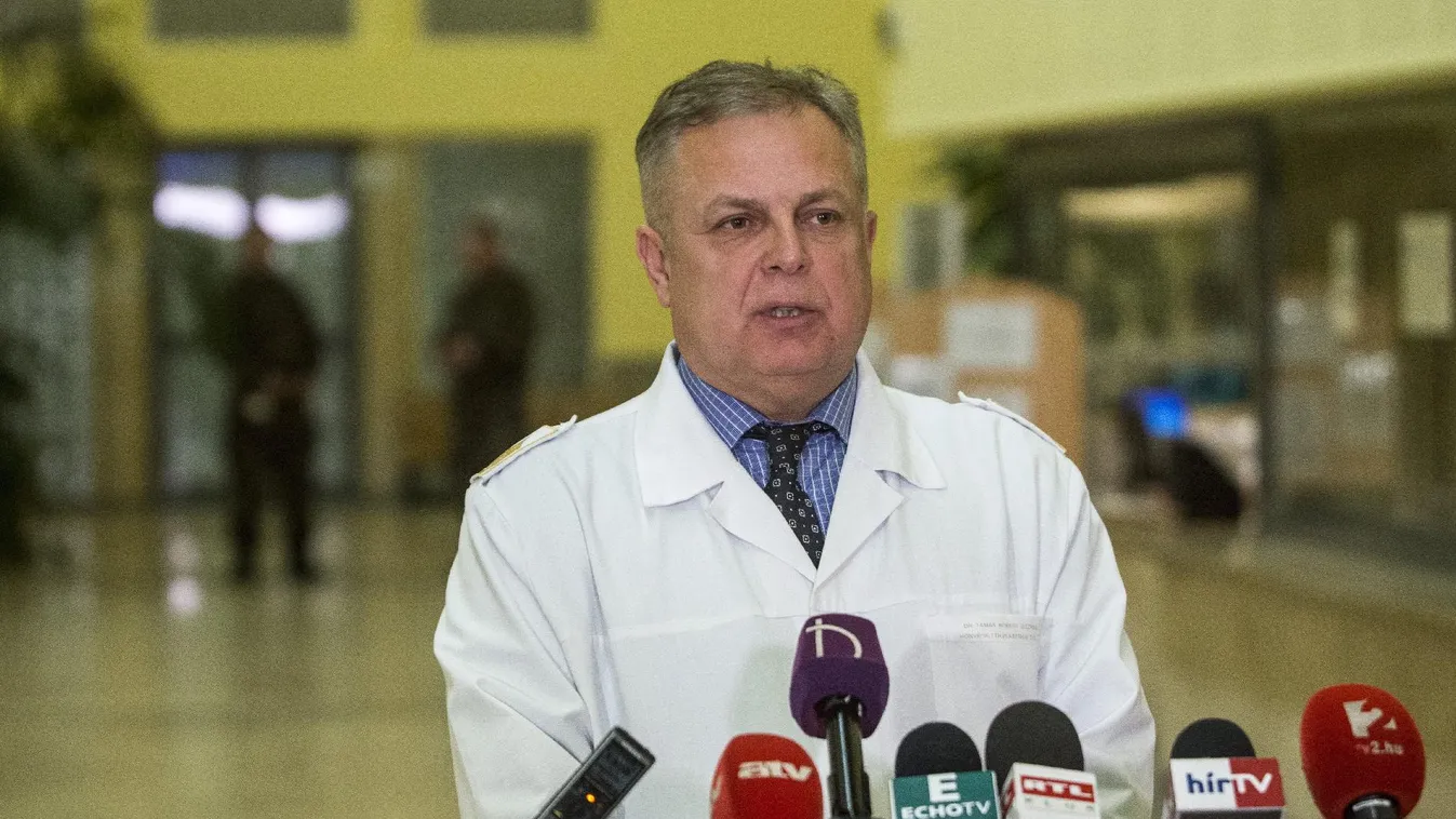 Két, 55-60 év közötti sérültet látnak el a Honvédkórházban