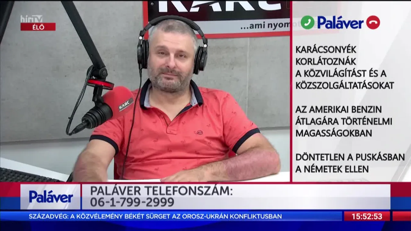 Paláver: Karácsonyék korlátoznák a közvilágítást és a közszolgáltatásokat