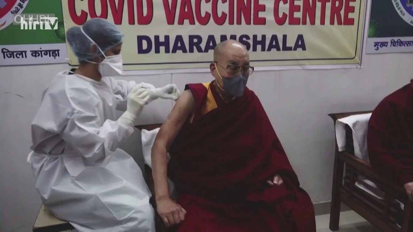 A Dalai Láma is megkapta az oltást