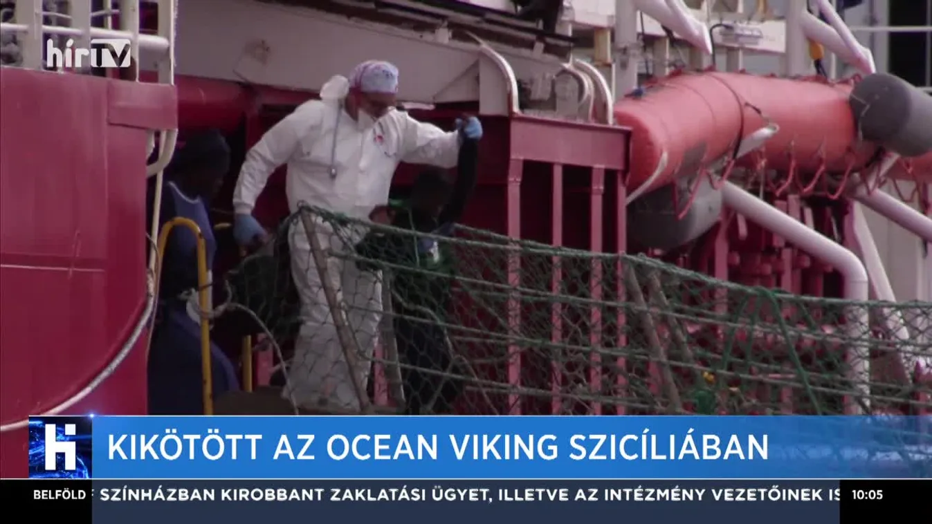 Kikötött az Ocean Viking Szicíliában