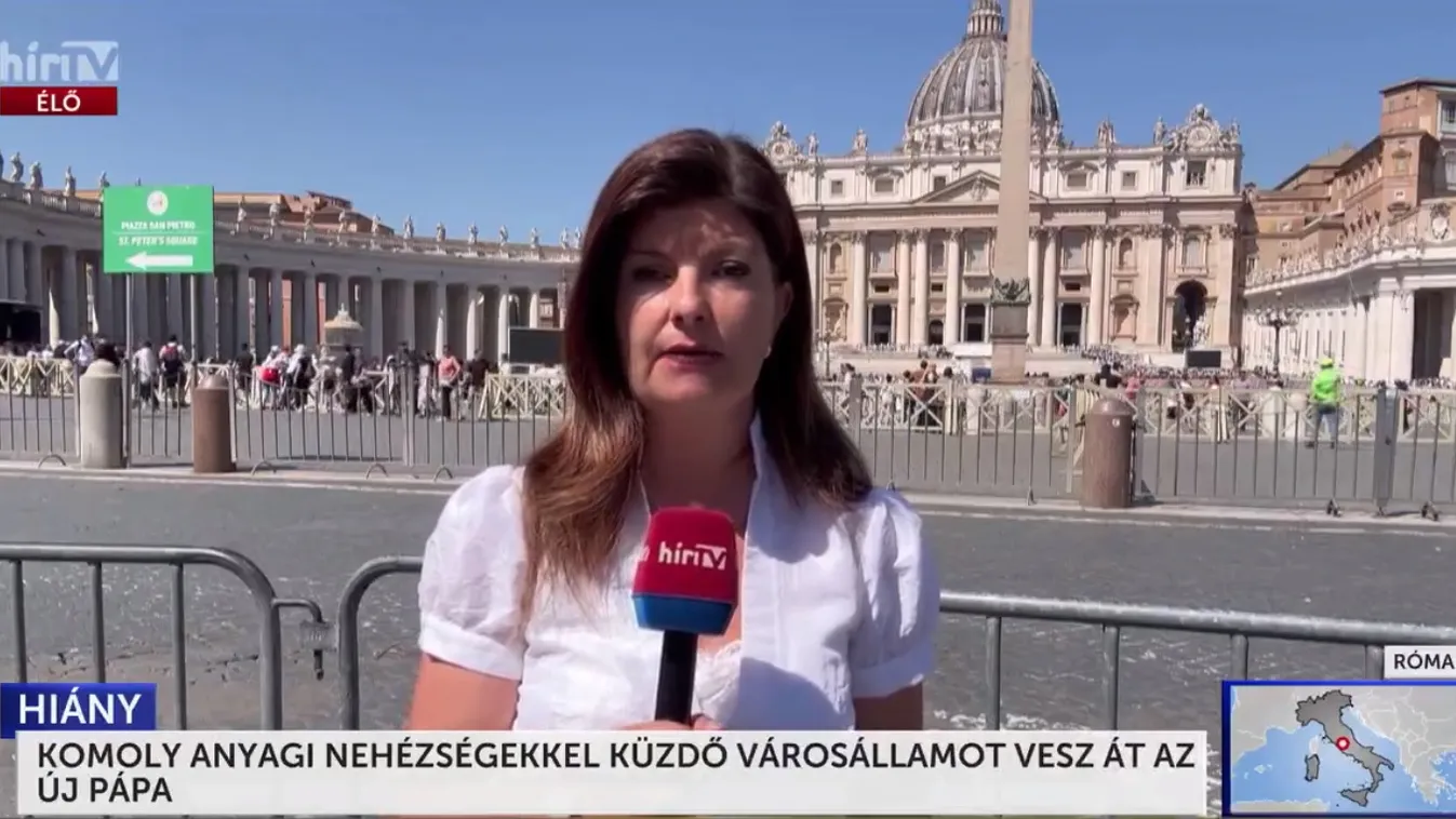 Komoly anyagi nehézségekkel küzdő városállamot vesz át az új pápa + videó