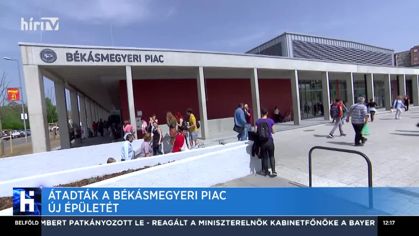 Átadták a békásmegyeri piac új épületét