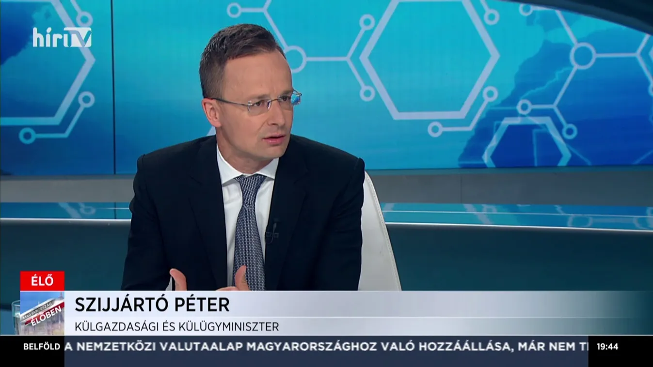Szijjártó Péter: Diplomácia nélkül most nem működne a kereskedelem