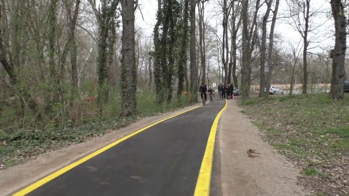 Kerékpárutak újultak meg a Dunakanyarban