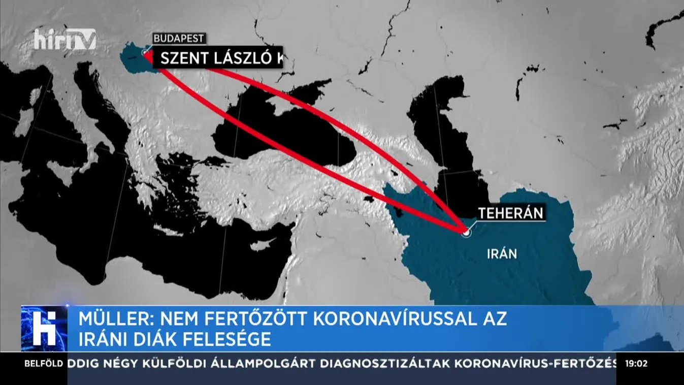 Müller: Nem fertőzött koronavírussal az iráni diák felesége