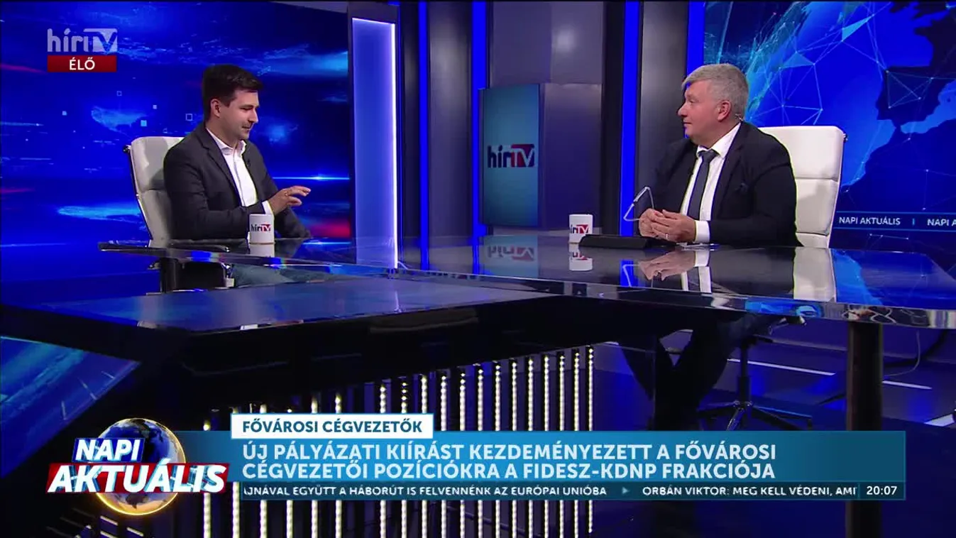 Napi aktuális - Gulyás Gergely Kristóf: Botrány a fővárosi cégvezetők kinevezése körül + videó
