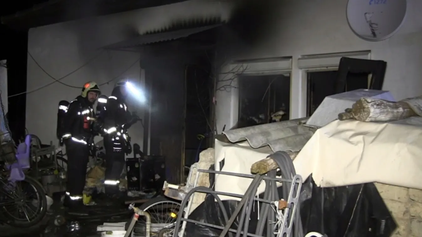 A ház leégett, a család kórházba került