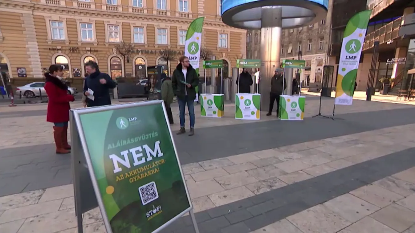 Akkumulátorgyár-ellenes aláírásgyűjtést indított az LMP