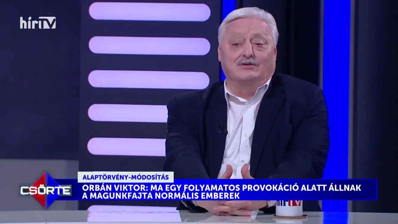 Csörte - Orbán Viktor: Ma egy folyamatos provokáció alatt állnak a magunkfajta normális emberek + videó