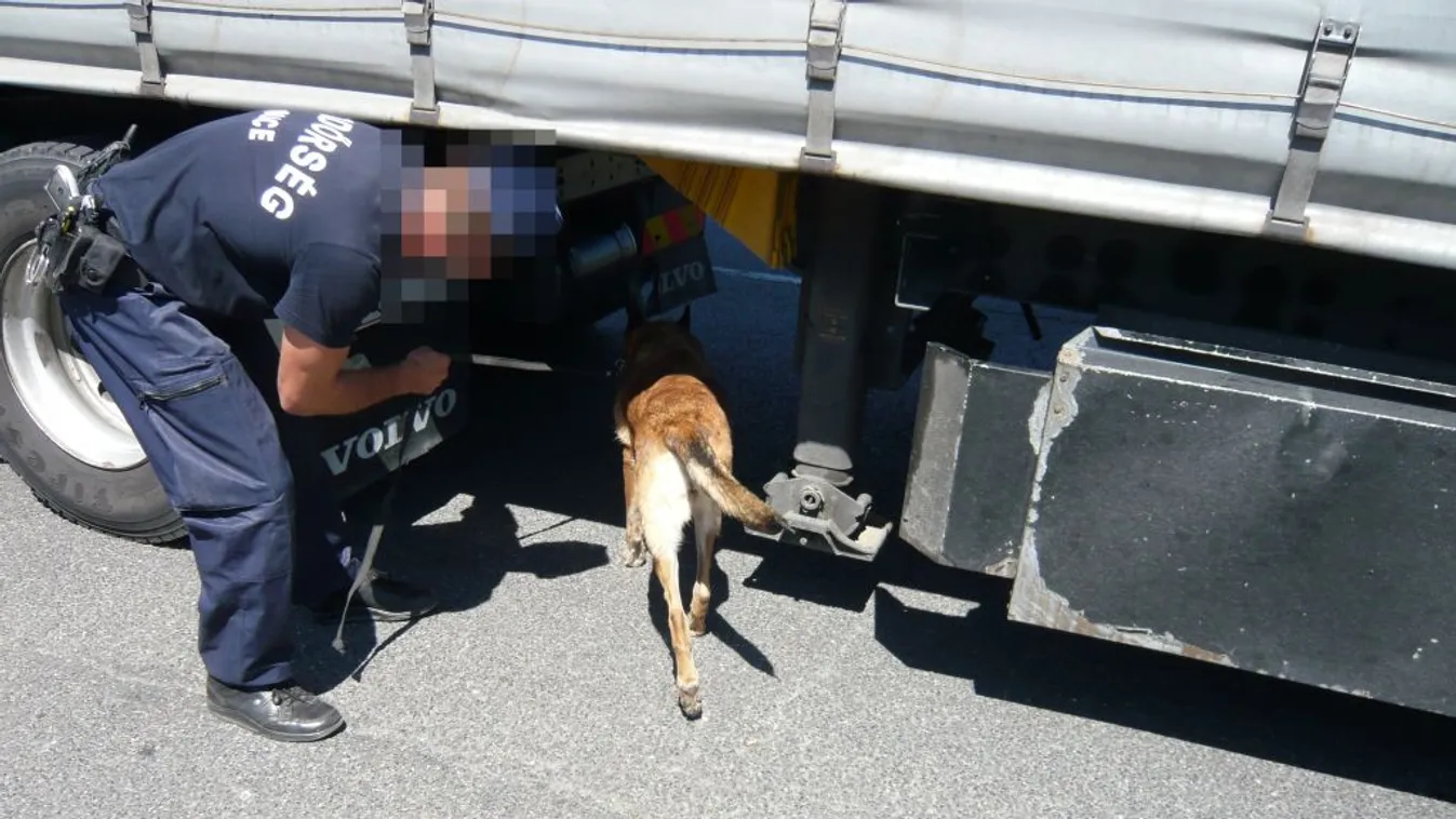 A kamionra csimpaszkodva próbáltak bejutni