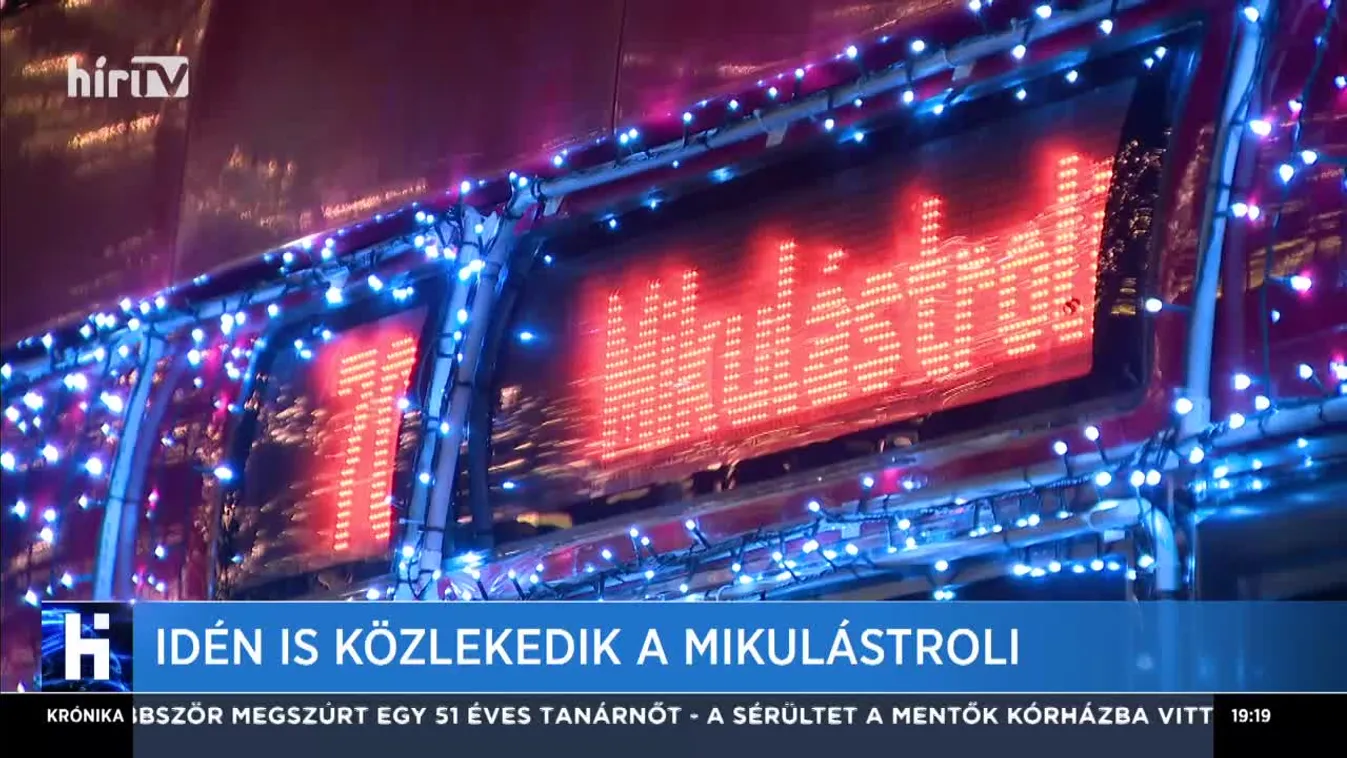 Idén is közlekedik a Mikulás-troli