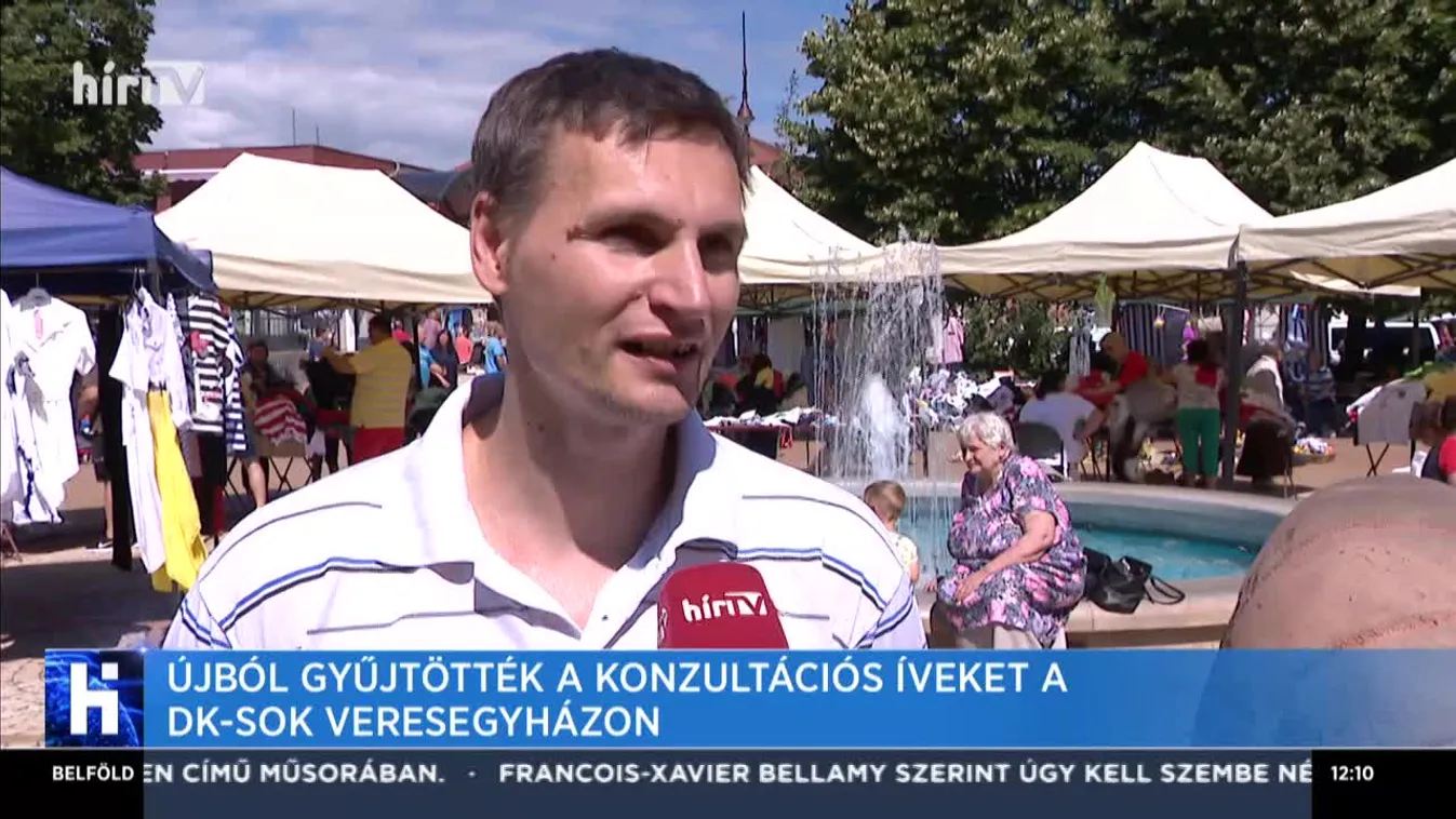 Újból gyűjtötték a konzultánciós íveket a DK-s aktivisták Veresegyházon