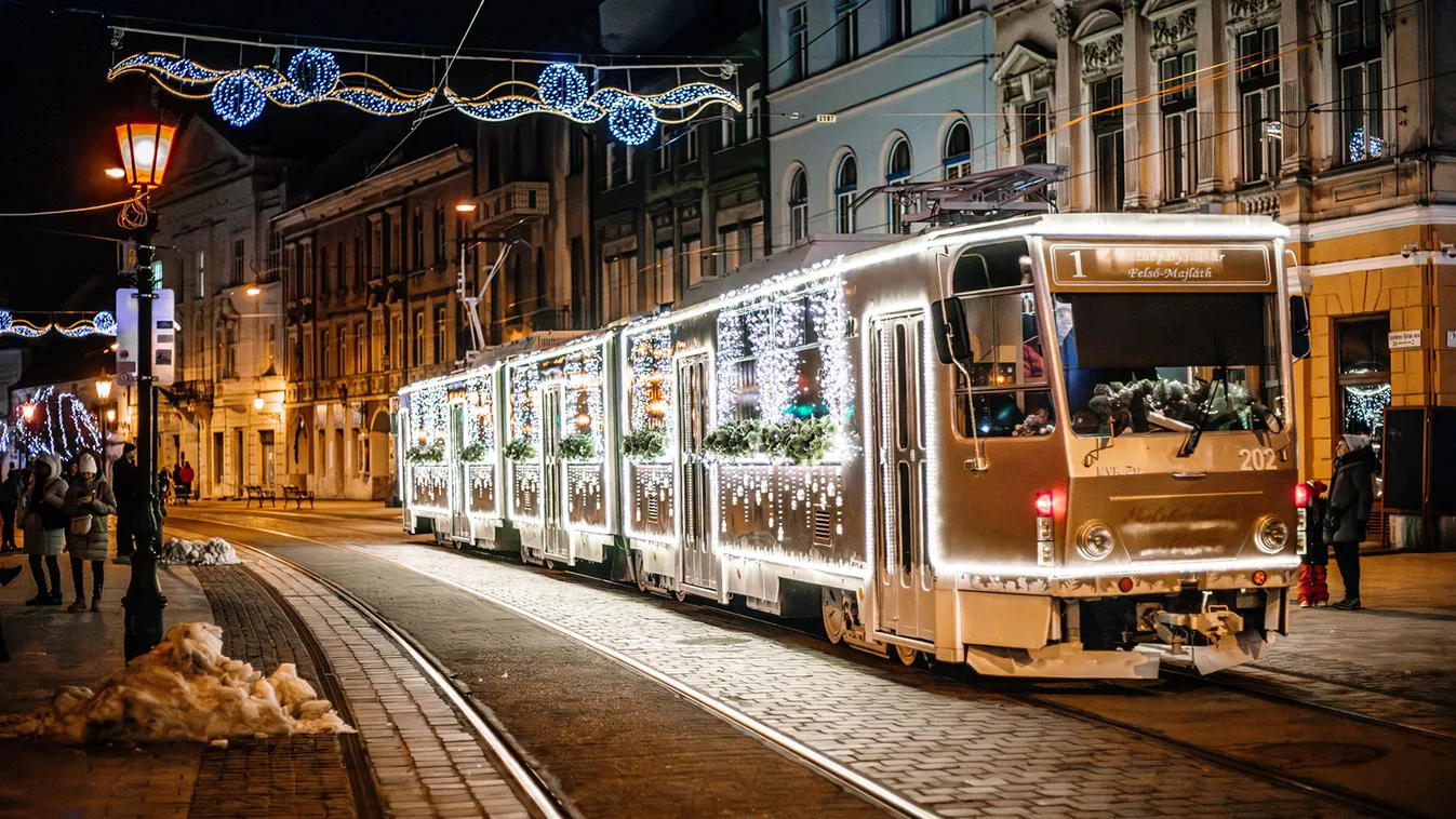 Radar - Hetedszer lett Európa legszebb adventi villamosa a miskolci járat + videó