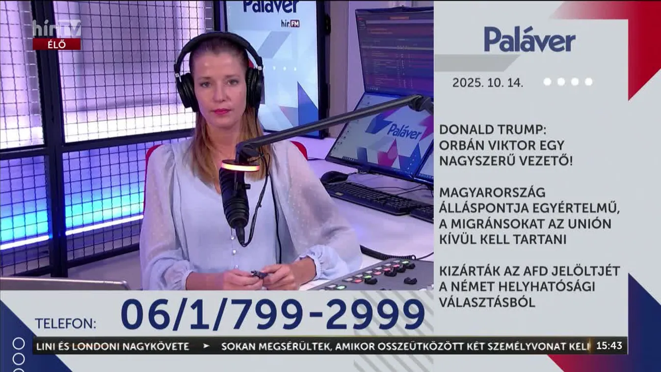 Paláver - Donald Trump: Orbán Viktor egy nagyszerű vezető