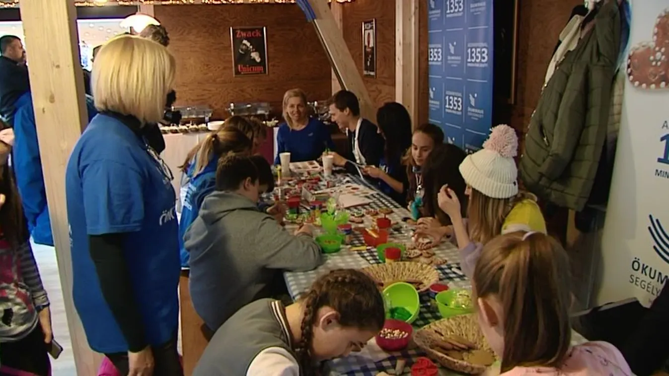 Korcsolyázhattak és mézeskalácsot is süthettek a rászoruló gyerekek