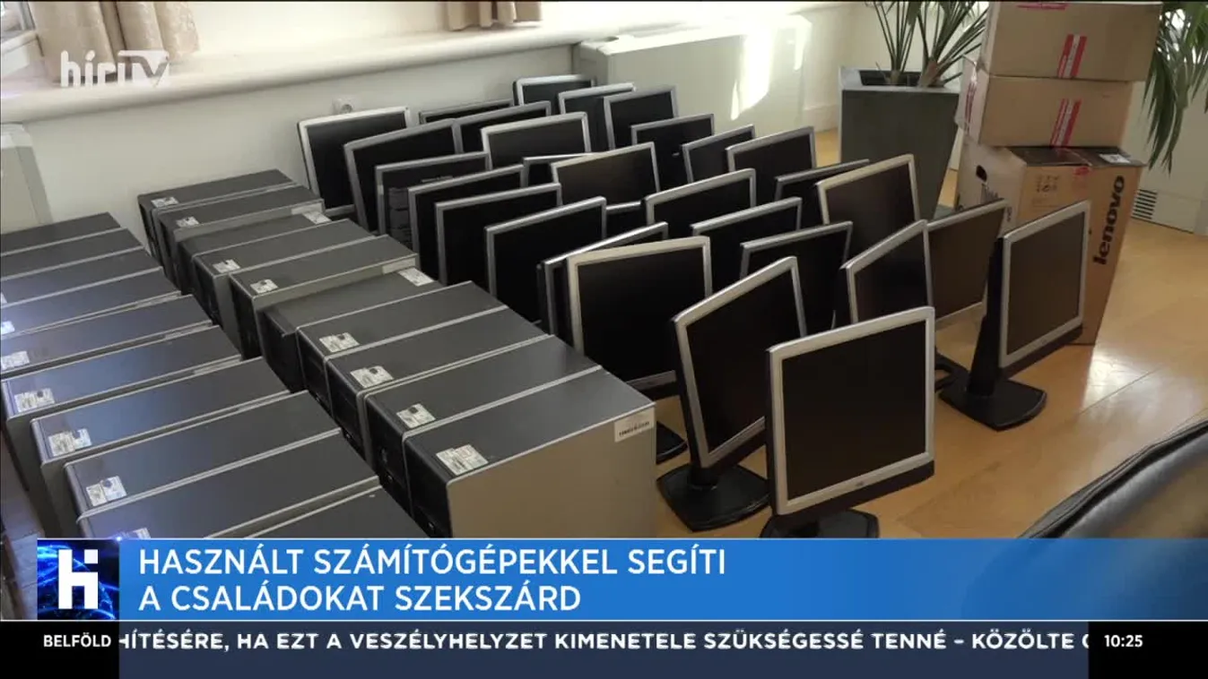 Használt számítógépekkel segíti a családokat Szekszárd