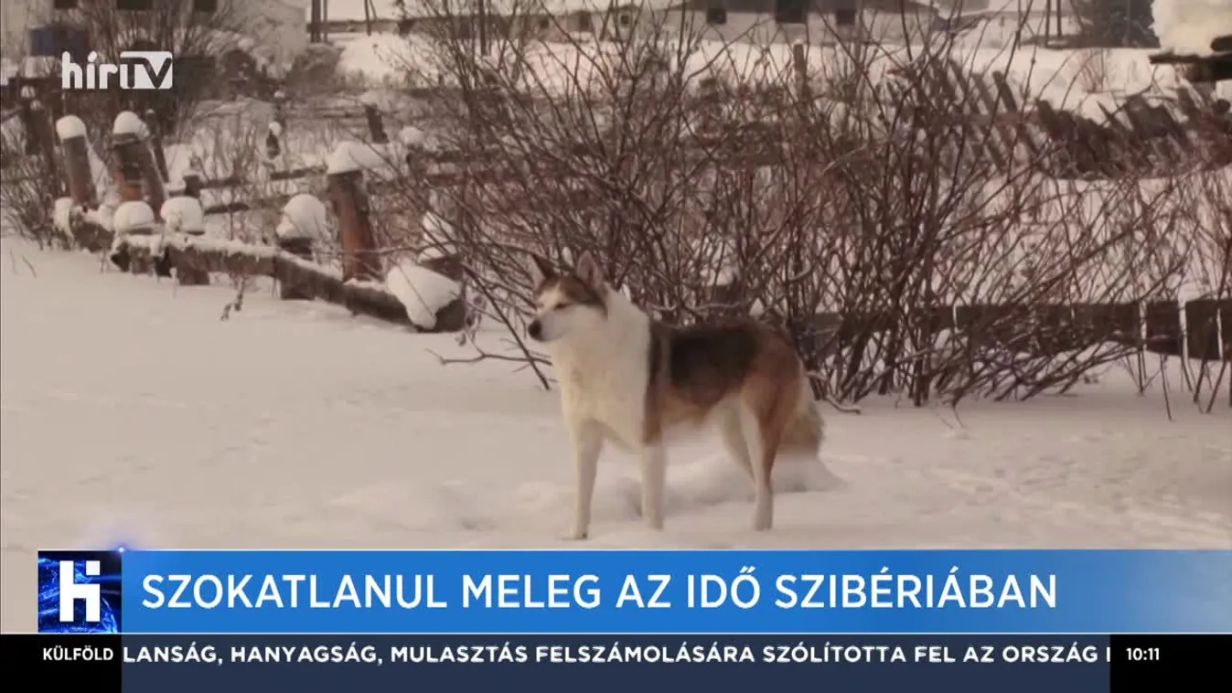 Szokatlanul meleg az idő Szibériában