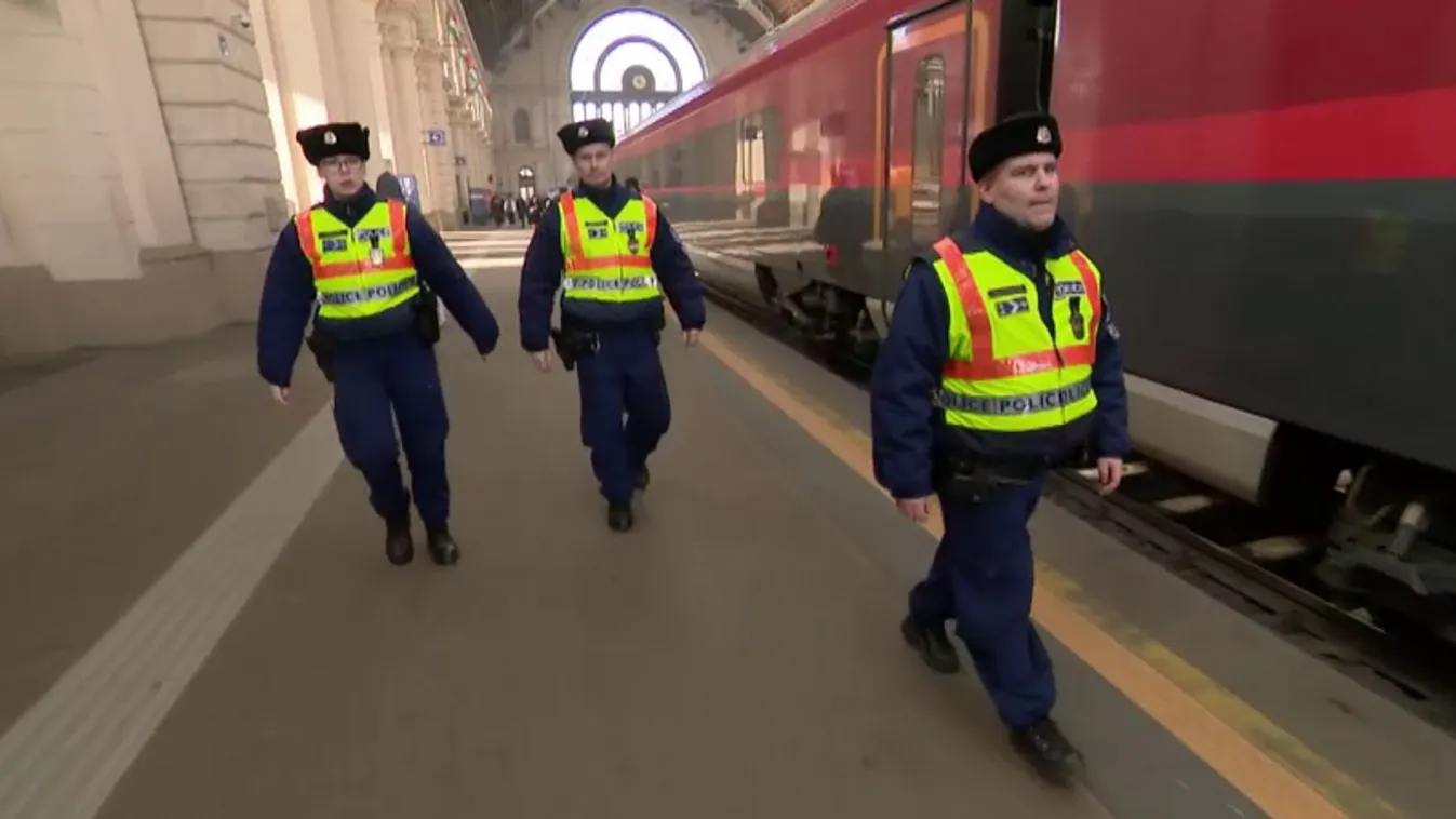 Vonatokon és pályaudvarokon razziáznak a rendőrök + videó