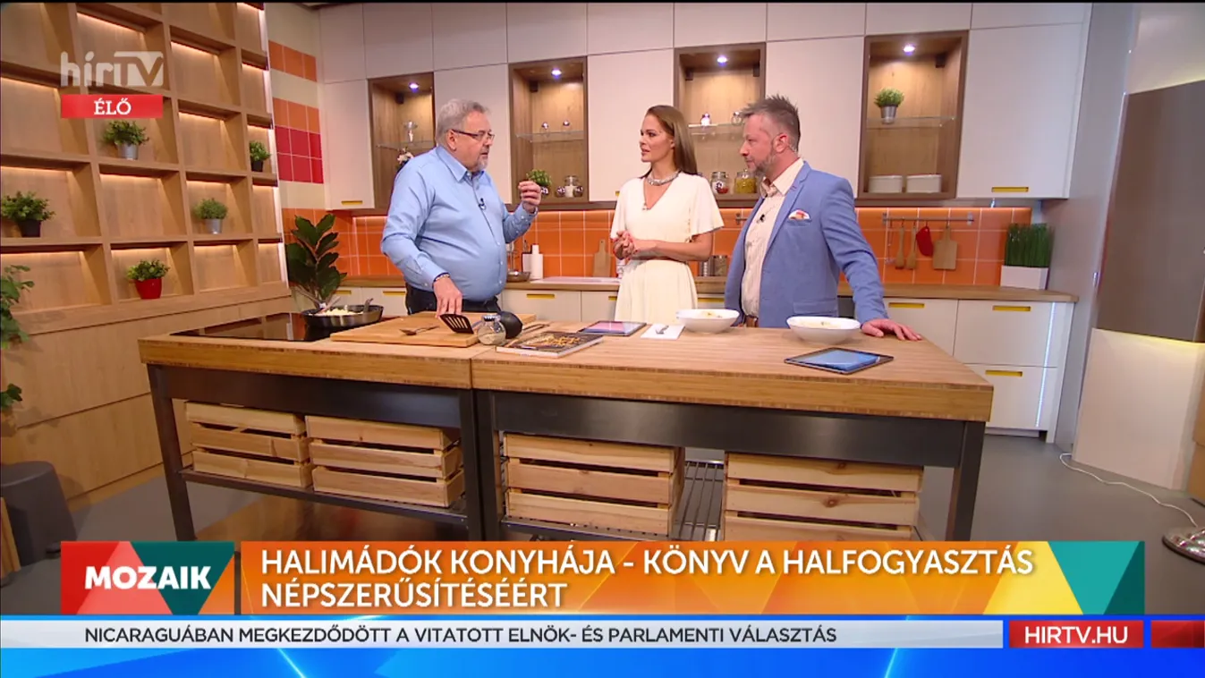 Mozaik: Halimádók konyhája - receptkönyv a halfogyasztás népszerűsítéséért