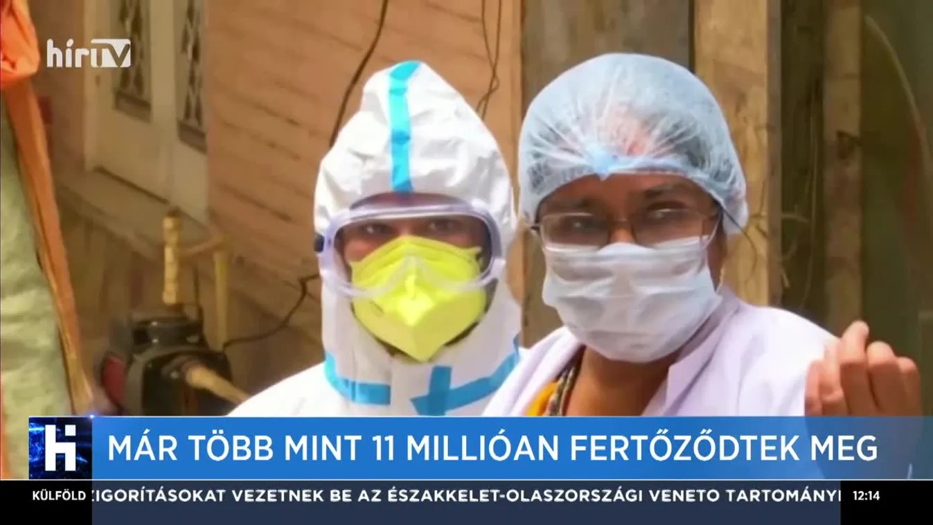 A fertőzöttek száma meghaladta a 11 milliót, a halálos áldozatoké 524 ezret a világon