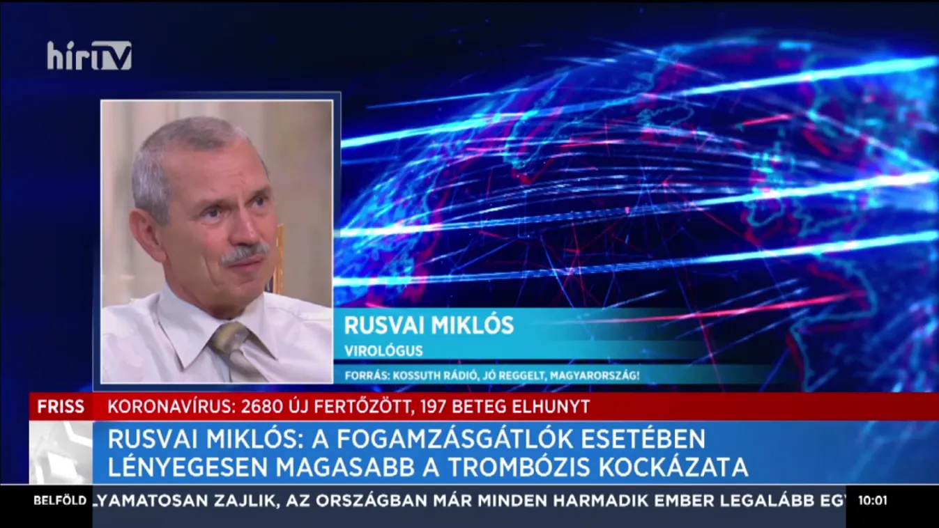 Rusvai Miklós: A fogamzásgátlók esetében lényegesen magasabb a trombózis kockázata