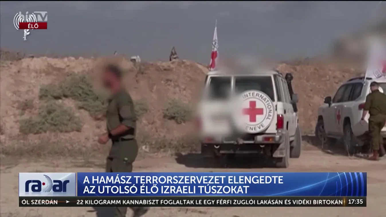 A HAMÁSZ TERRORSZERVEZET ELENGEDTE AZ UTOLSÓ ÉLŐ IZRAELI TÚSZOKAT