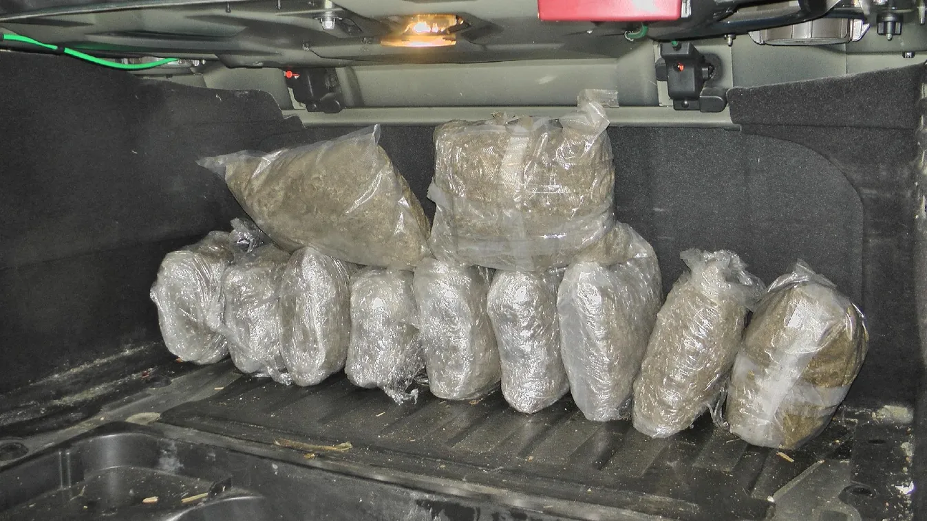 Különösen jelentős mennyiségű drogot szagolt ki a kutya