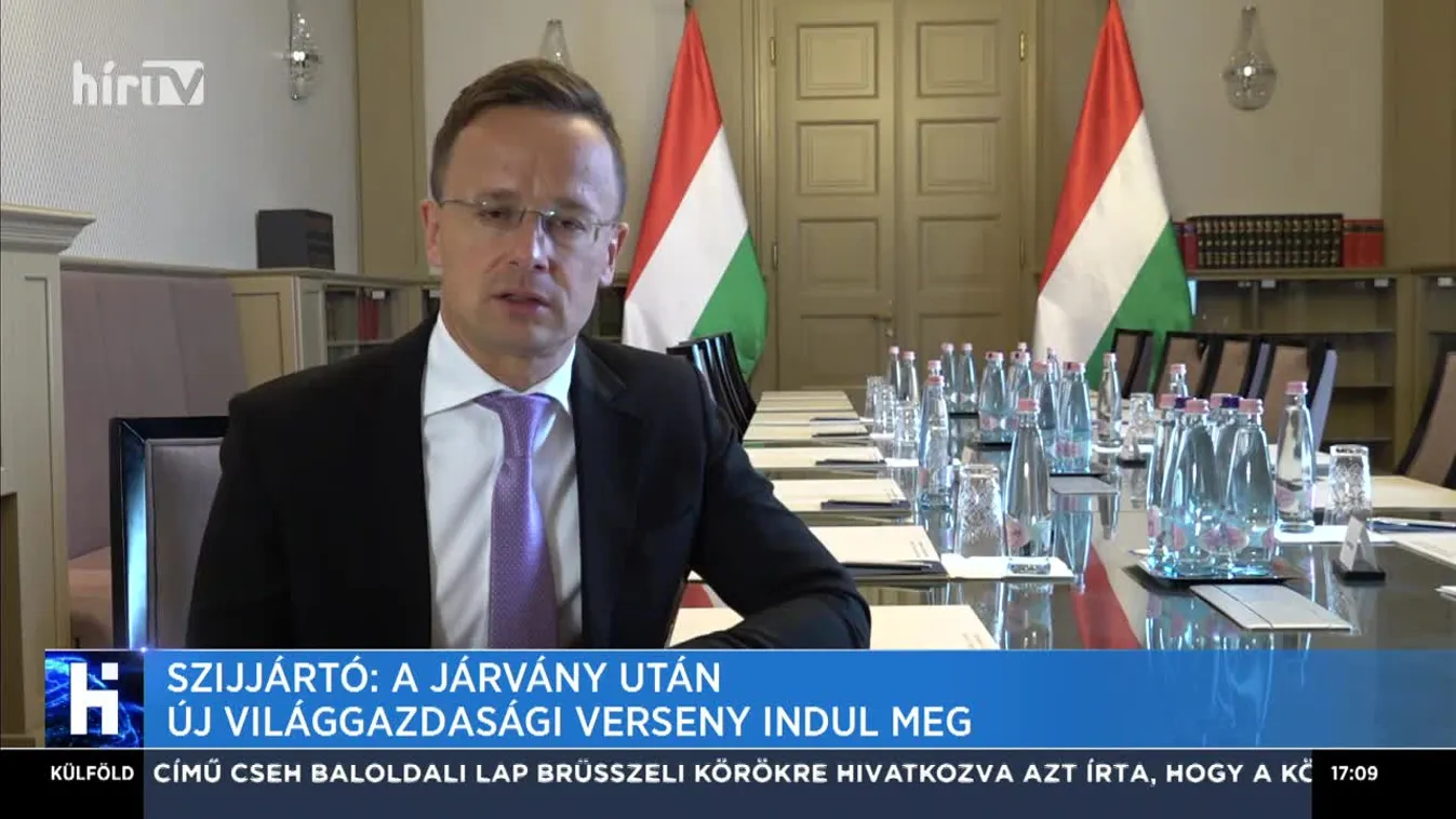 Szijjártó: A járvány után új világgazdasági verseny indul meg