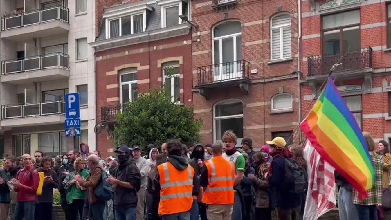 Újabb antifasiszta támadás érte az MCC Brüsszel rendezvényét  + videó