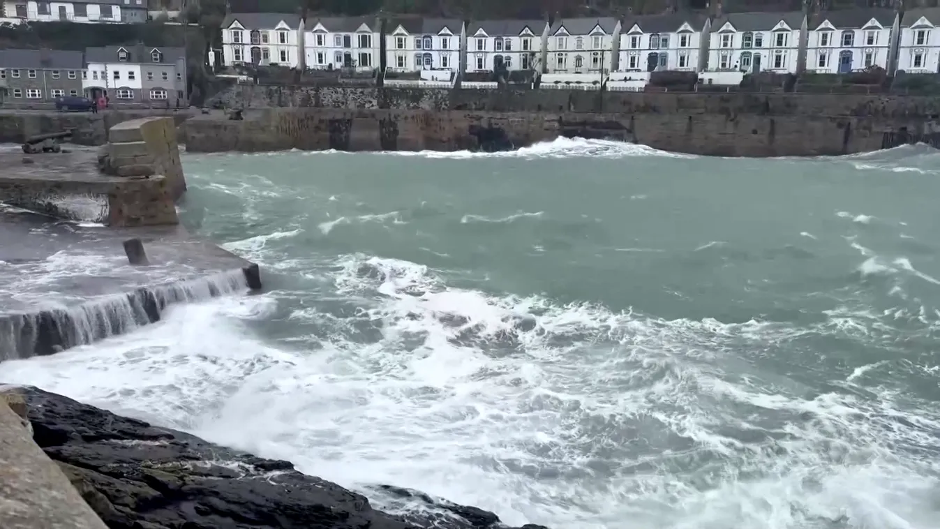 Lecsapott az Isha orkán a Brit-szigetekre + videó