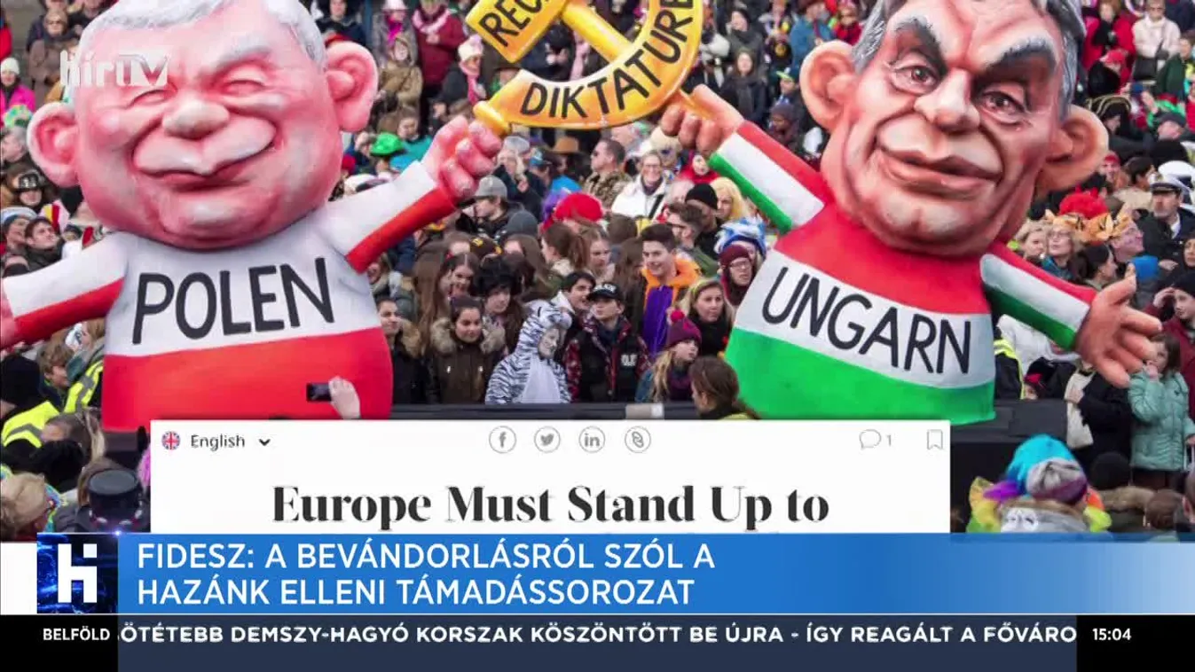 Fidesz: A bevándorlásról szól a hazánk elleni támadássorozat