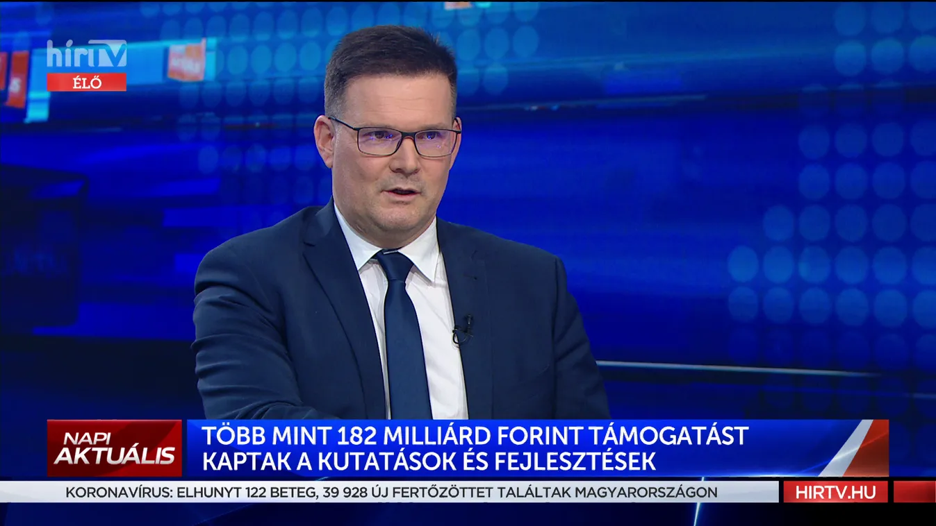 Több mint 182 milliárd forint támogatást kaptak a kutatások és fejlesztések