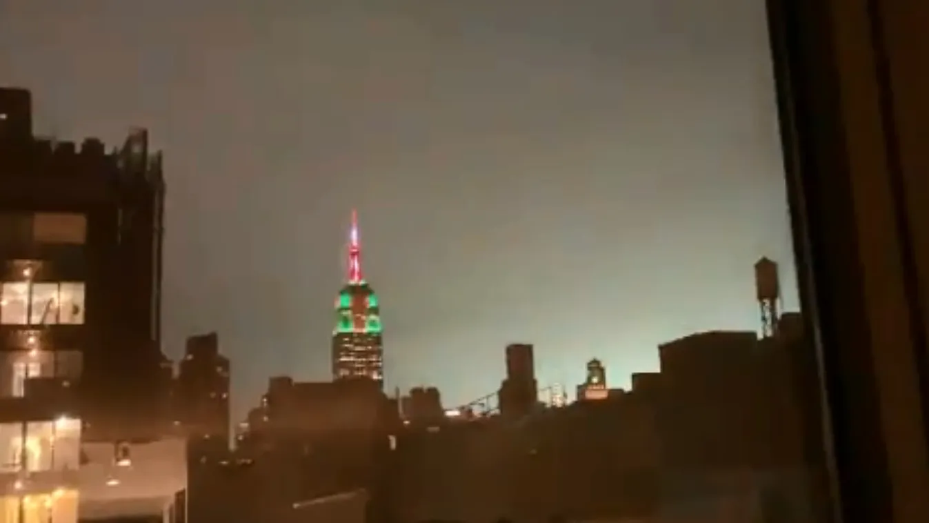 Tűz New Yorkban, ufóra gyanakodtak