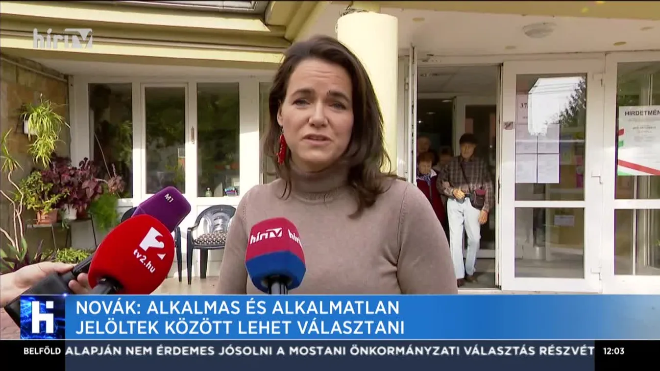 Novák Katalin: Alkalmas és alkalmatlan jelöltek között lehet ma választani