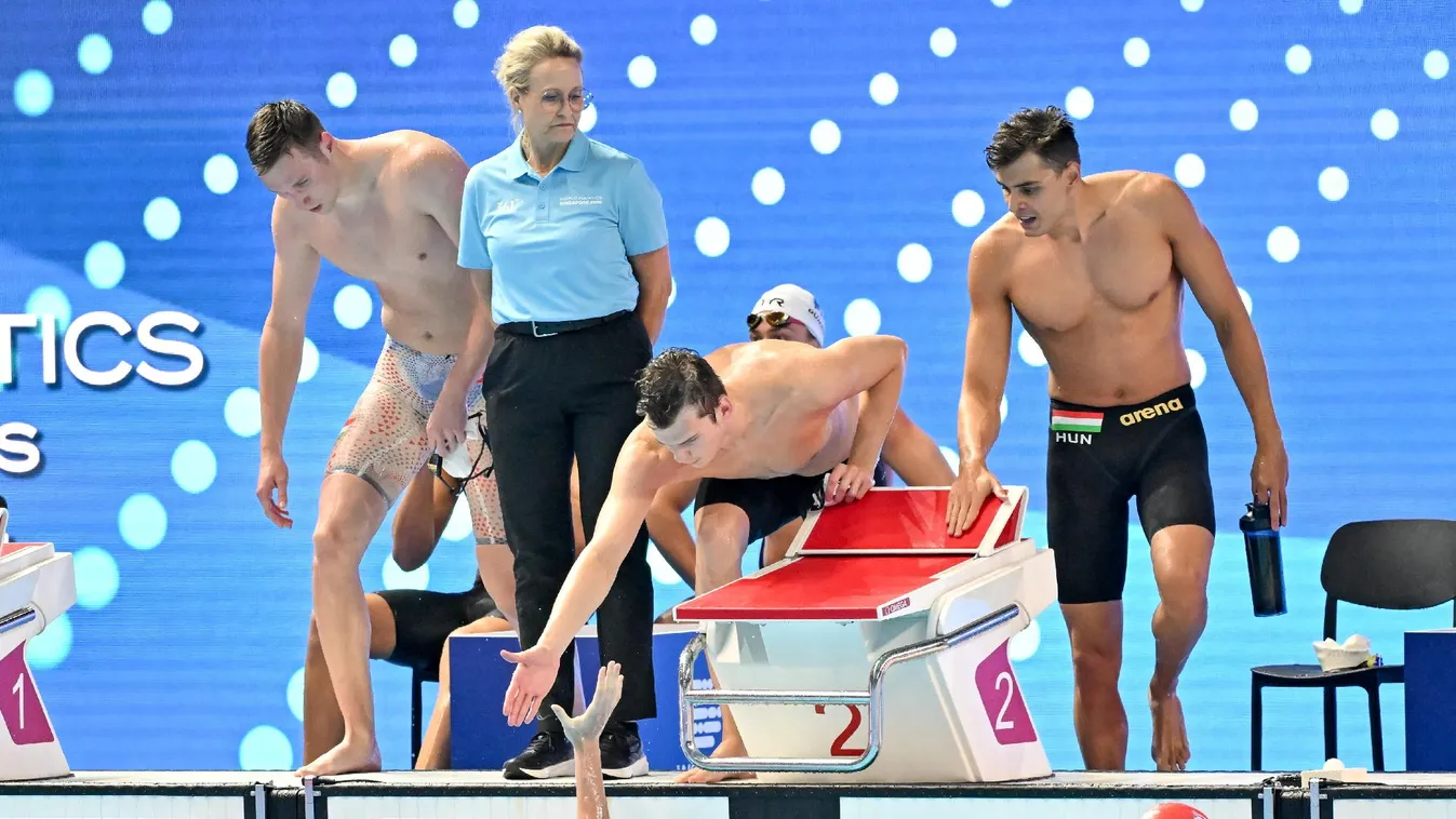 Világbajnoki hatodik a 4x100 méteres magyar férfi gyorsváltó