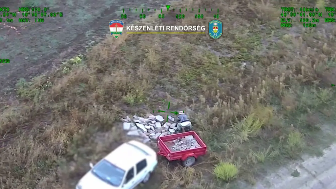 Helikopterről szúrták ki az illegális tevékenységet