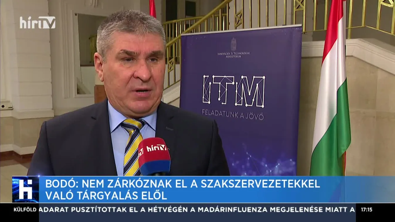 Bodó: Nem zárkóznak el a szakszervezetekkel való tárgyalás elől