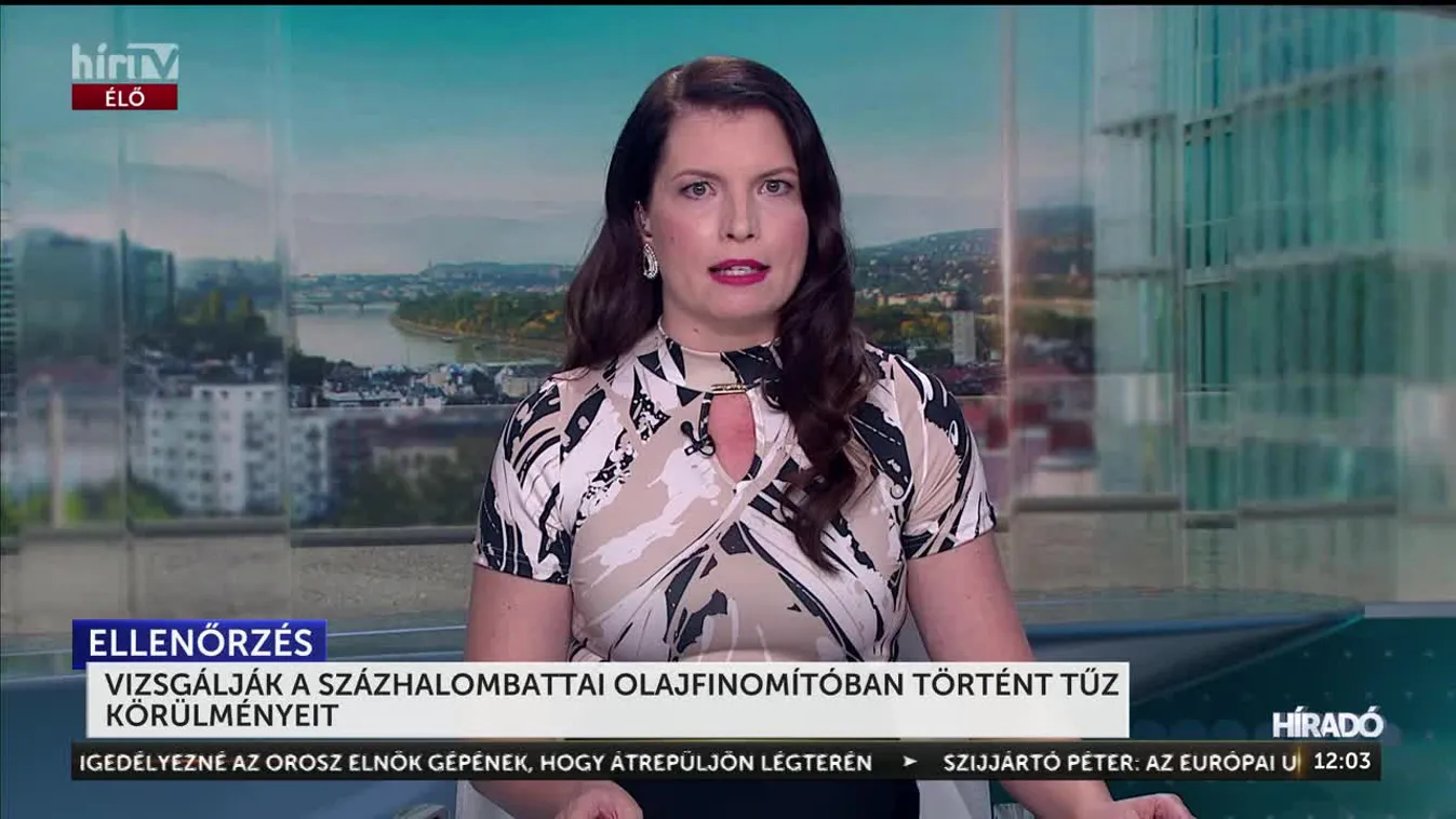 VIZSGÁLJÁK A SZÁZHALOMBATTAI OLAJFINOMÍTÓBAN TÖRTÉNT TŰZ KÖRÜLMÉNYEIT