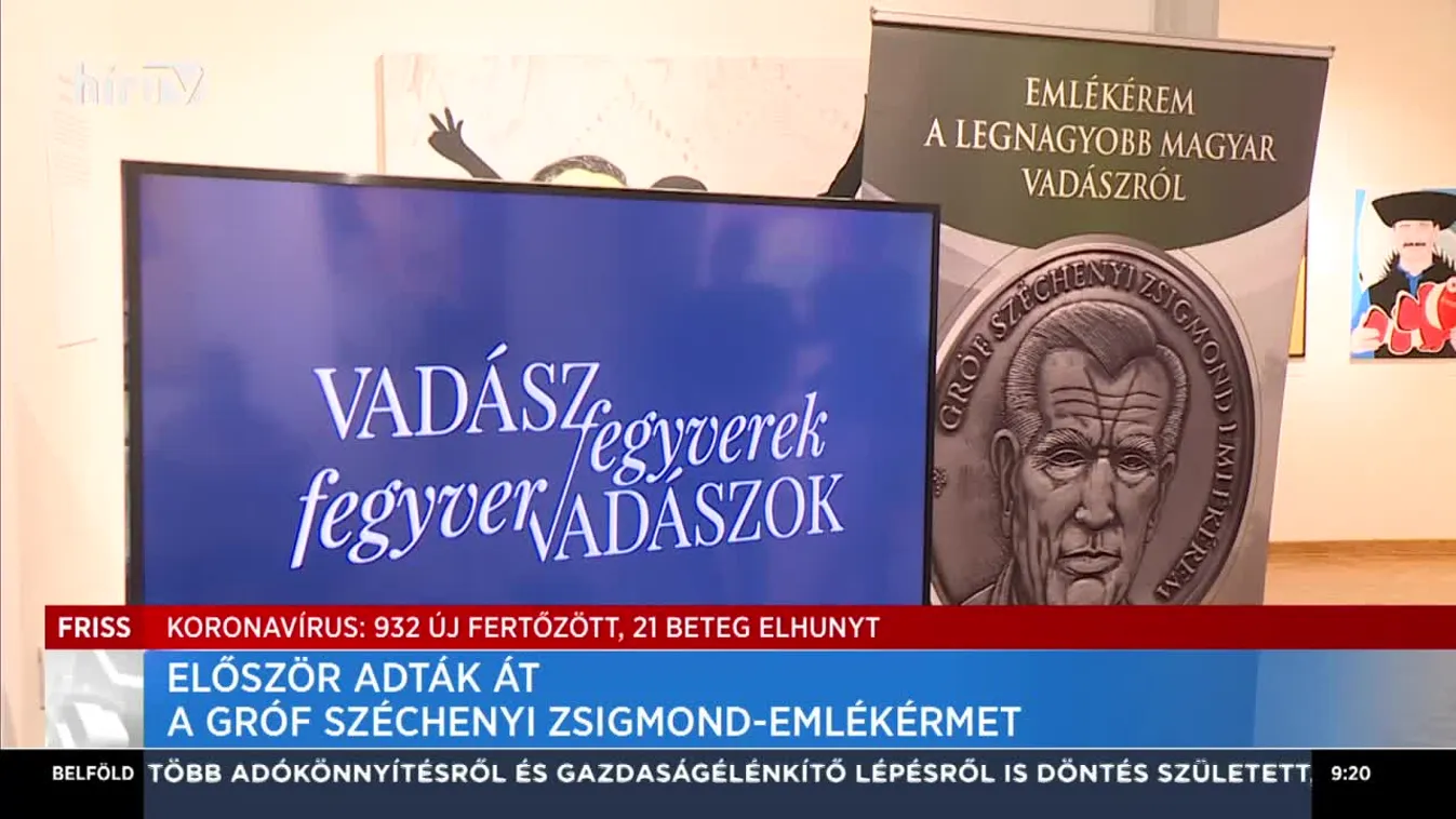 Először adták át a gróf Széchenyi Zsigmond - emlékérmet