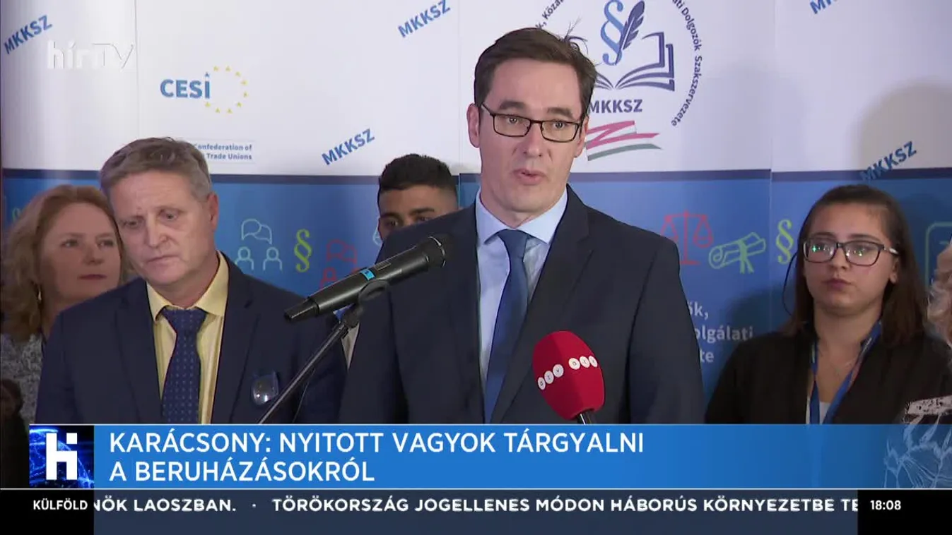 Karácsony: Nyitott vagyok tárgyalni a beruházásokról