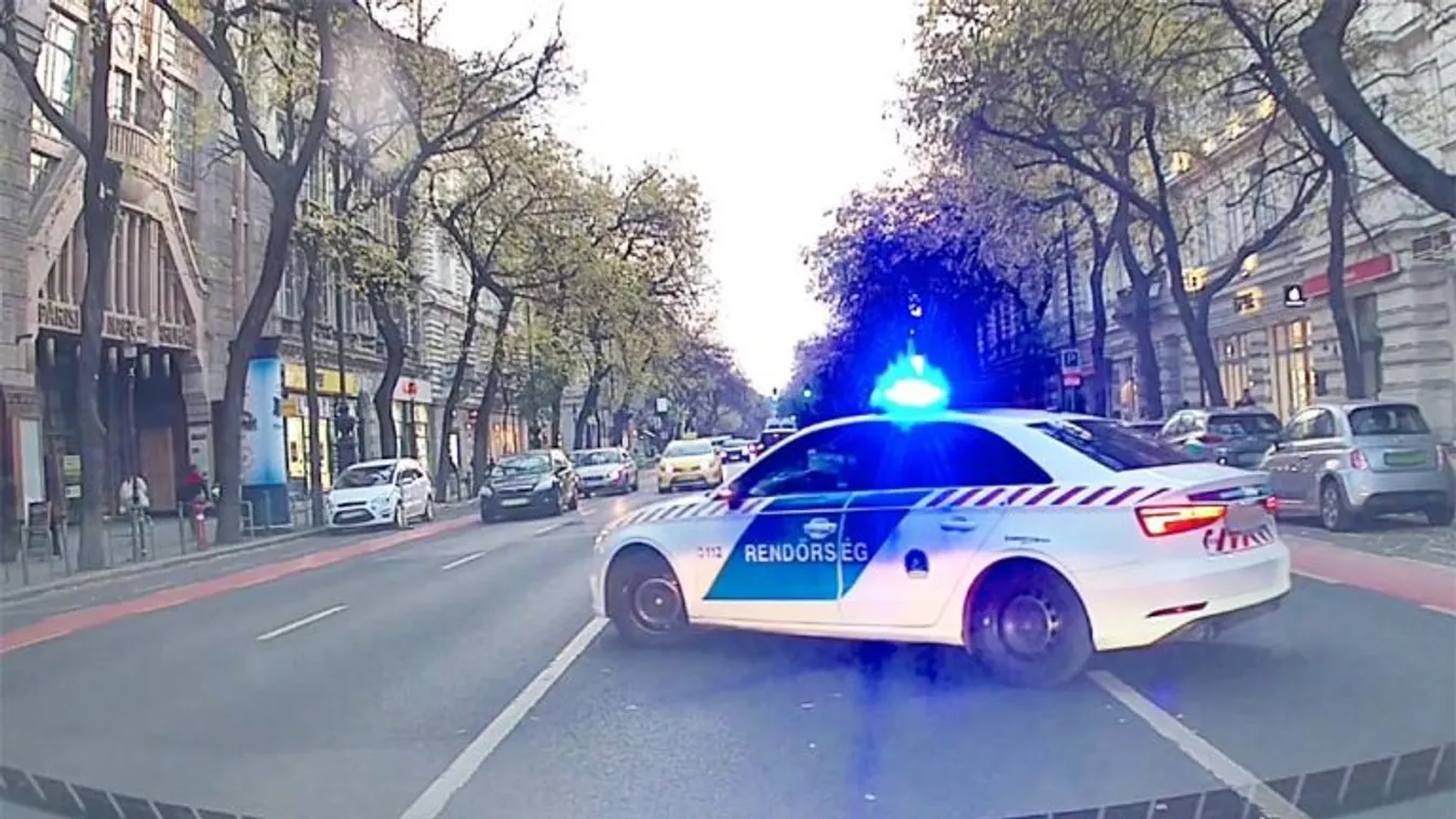 Instant karma csapott le a BMW sofőrjére az Andrássy úton