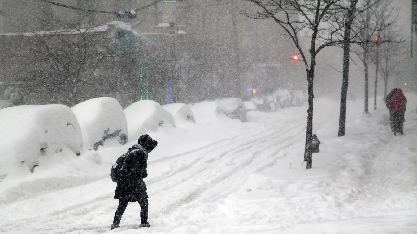 Újabb téli viharok bénították meg az Egyesült Államok nyugati és északi részét