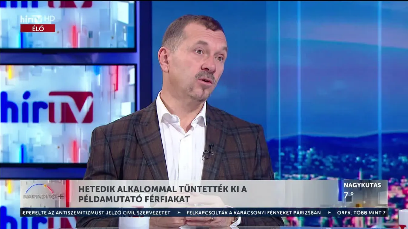 Napindító - Hetedik alkalommal tüntették ki a példamutató férfiakat