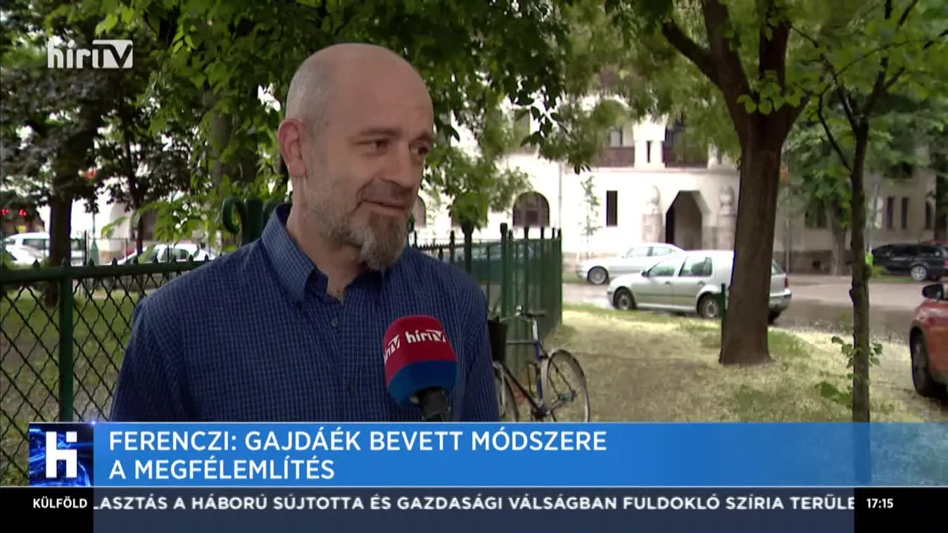 Ferenczi: Gajdáék bevett módszere a megfélelmlítés