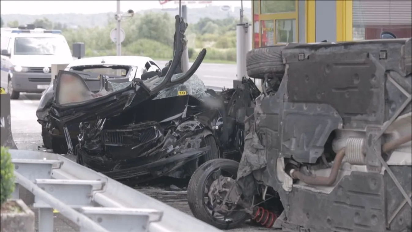 Mégis letartóztatta a horvát rendőrség a súlyos balesetet okozó BMW-st