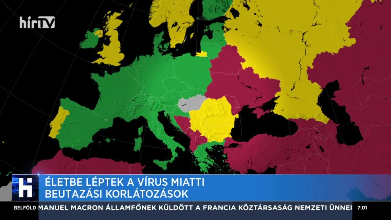 Életbe léptek a beutazási korlátozások