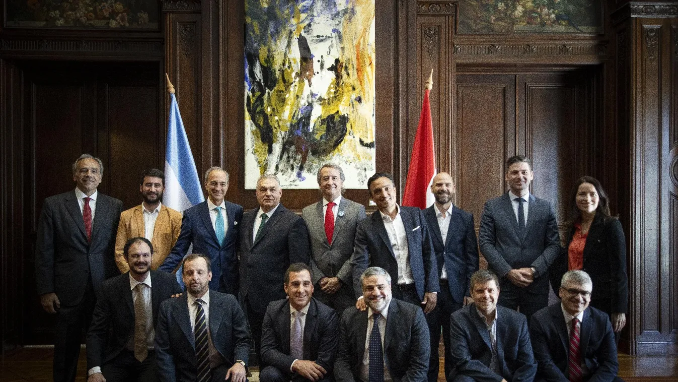 Orbán Viktor a katolikus törvényhozók hálózatának tagjaival találkozott Argentínában